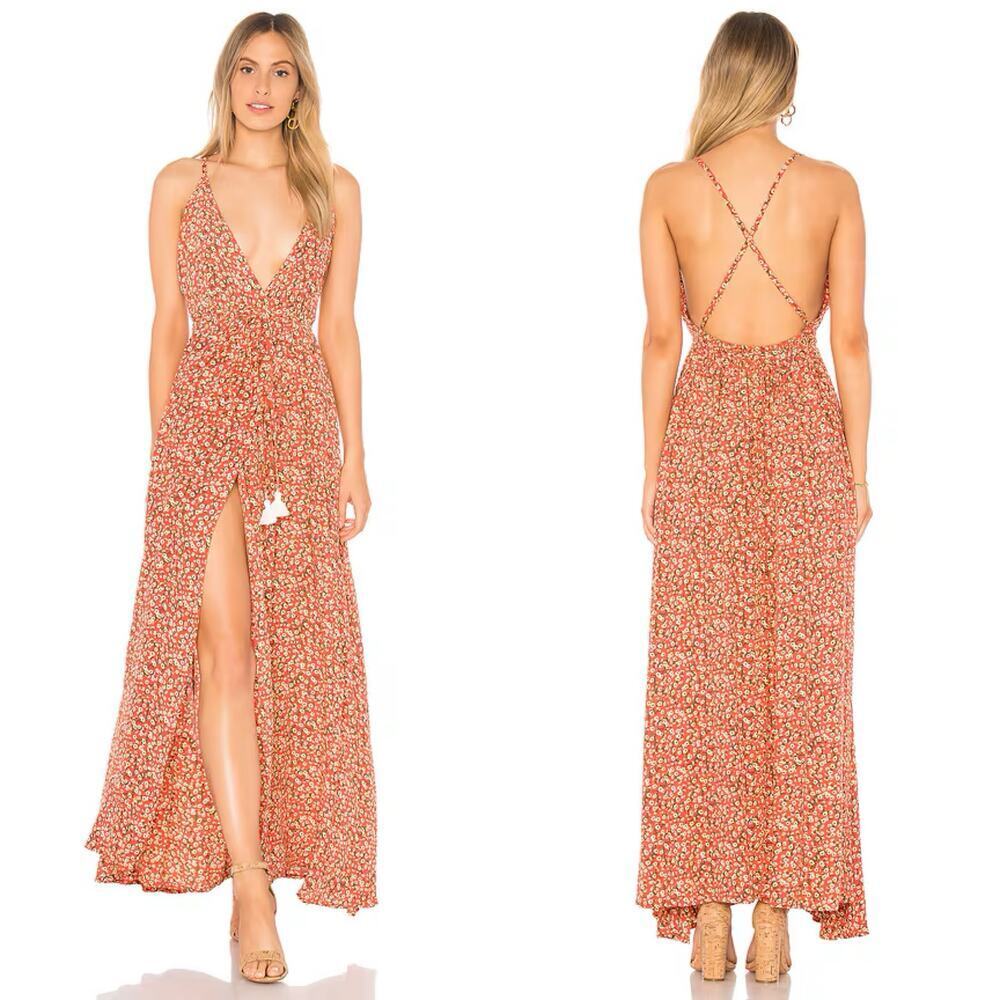 Faithfull the Brand x Revolve Santa Rosa Maxi Dress - Size 4 - Blossom Village